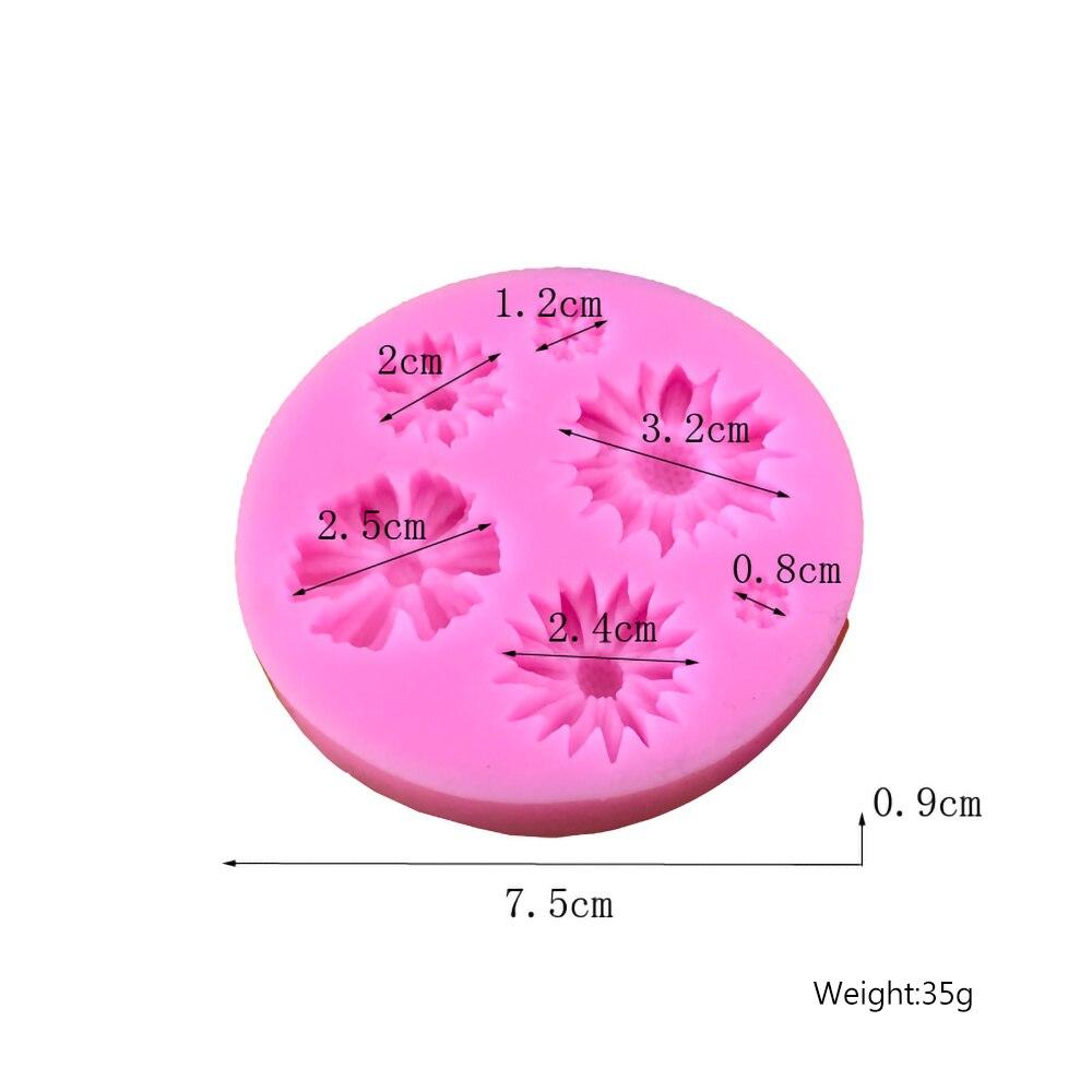 3D силиконовые формы для цветов, помадка, ремесло, торт, конфеты, шоколад, сахар, лед, кондитерские изделия, инструменты для выпечки, форма