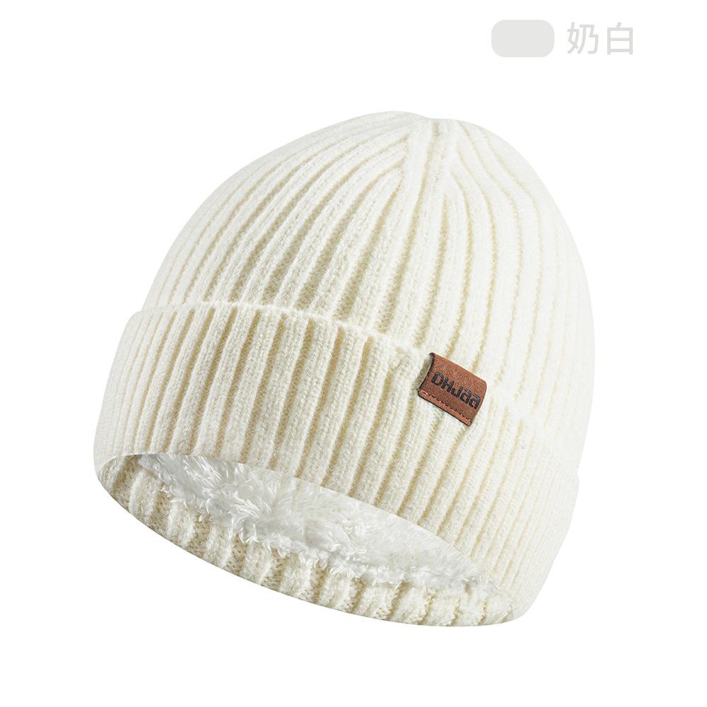 Knitted Beanie for Men Women Winter Double-Layer Thermal Outdoor Cycling Windproof Ski Cap