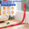 13 Ft And 16 Ft Flexible Race Track For Kids, Race Car Ramp Track With Suction Cups And 4 Small Racecars