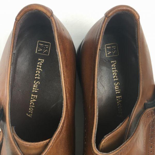 Perfect Suit Фабричное производство в Японии Двухпряжечные Оксфорды Деловой Обувь Коричневый Размер 25.5(ИСПОЛЬЗОВАЛ)