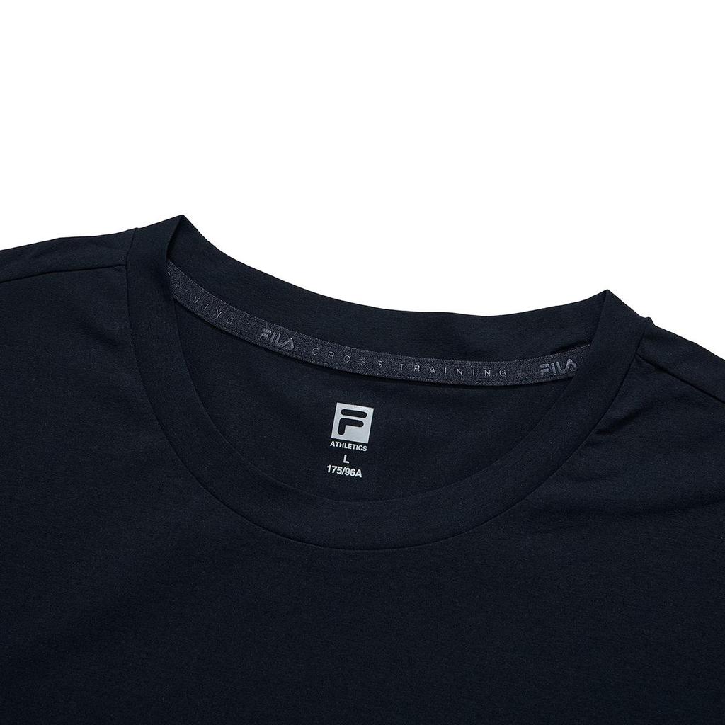 Fila Легкая Удобная Модная Универсальная Футболка с Коротким Рукавом Мужские Топы Королевско-синий A11M021114A-NV