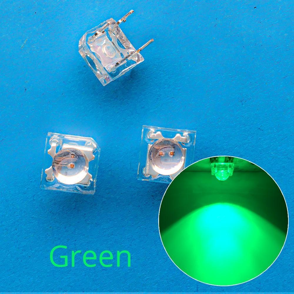 100 шт. 5 мм красный зеленый синий белый желтый купол супер флюс вода прозрачный диод пиранья 1 9 3 4 В светодиодные автомобильные лампы светодиоды светодиодные лампы