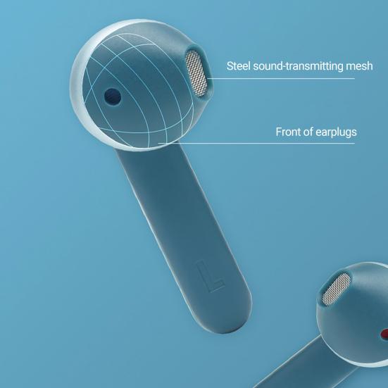 Стильные беспроводные наушники со стабильной передачей, полувкладыши, удобные в ношении