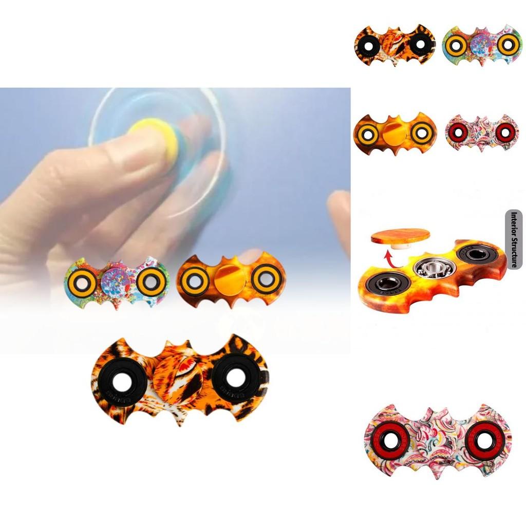 Бэтмен Спиннер для пальцев Снятие стресса Материал АБС нержавеющая сталь Желтый Красный Зеленый Голубой Черный