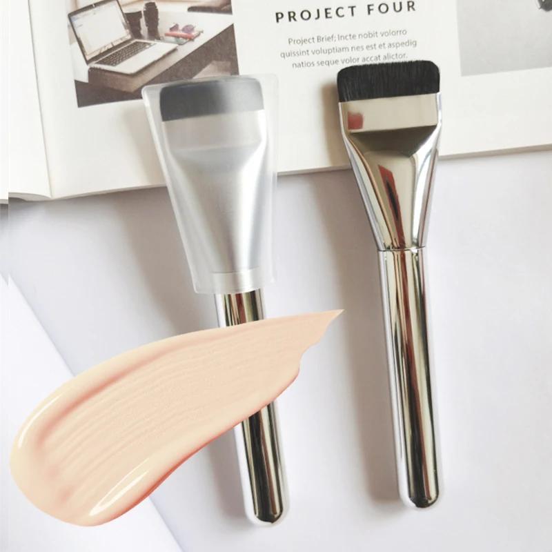 Ультратонкая кисть для тональной основы Легкая и тонкая кисть для контура лица Плоская кисть для контура Растушевка тонального крема Кисти для макияжа Инструменты для макияжа