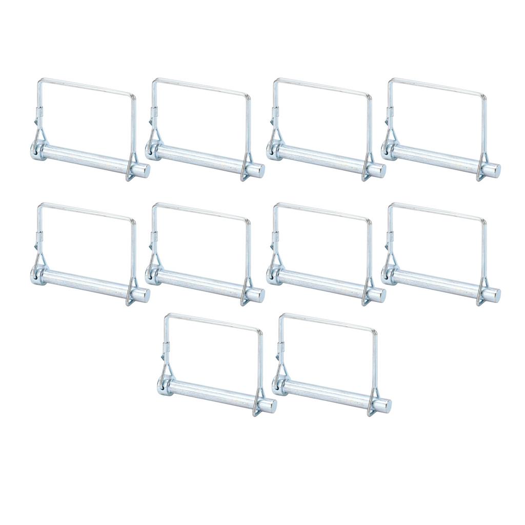 10Pcs Trailer Hitch Pin 5 16 Inch Rustproof Reliable Stable Trailer Coupler Pin for Hooks Power Output Shafts