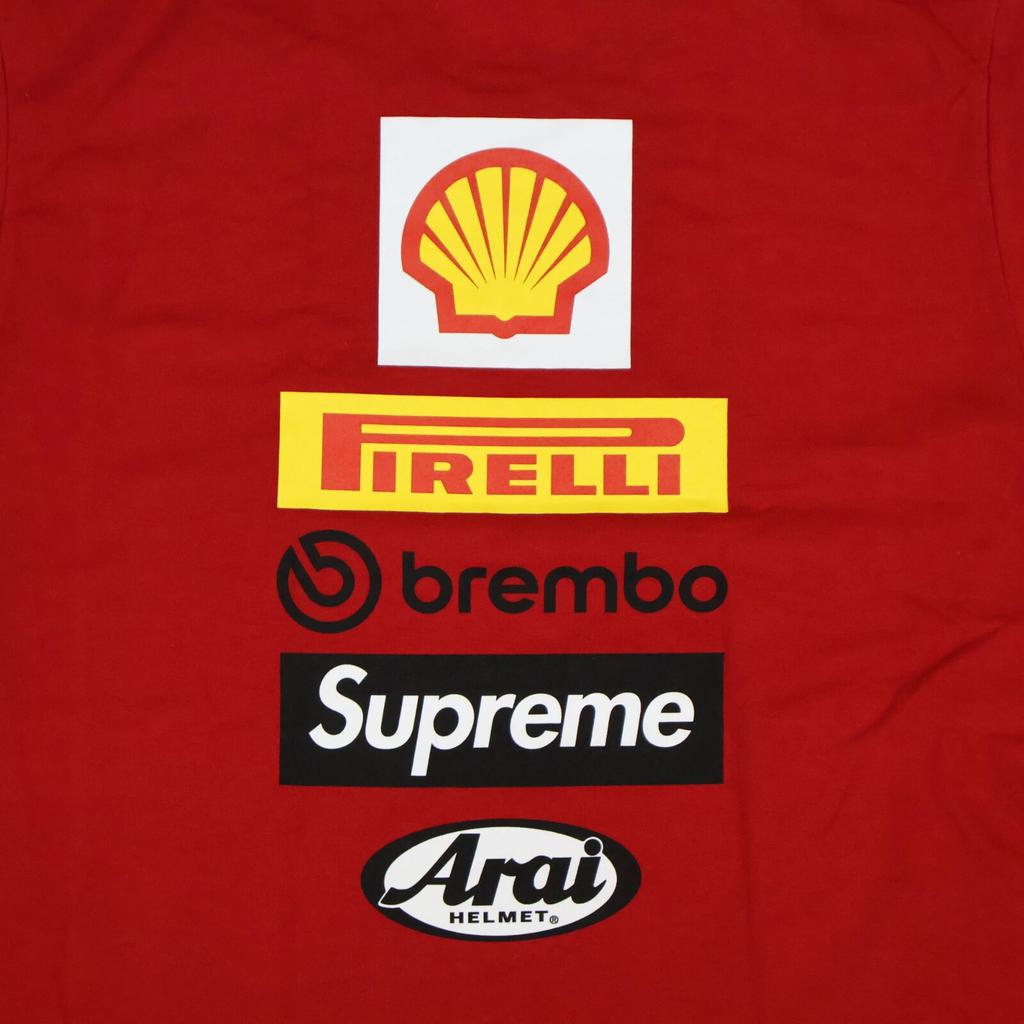 Supreme Футболка с логотипами Ducati Красная