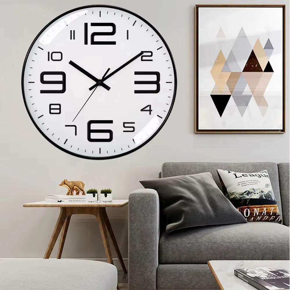 Unique Digital Clock Mute Wall Hanging Clock Minimalist Nordic Wall Clock Home