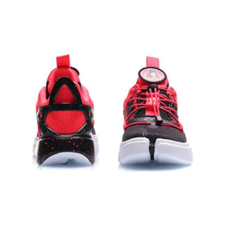 Li Ning Childrens Wudao Trend Sports Casual Shoes Детская повседневная обувь Черный Красный YKCQ146-3