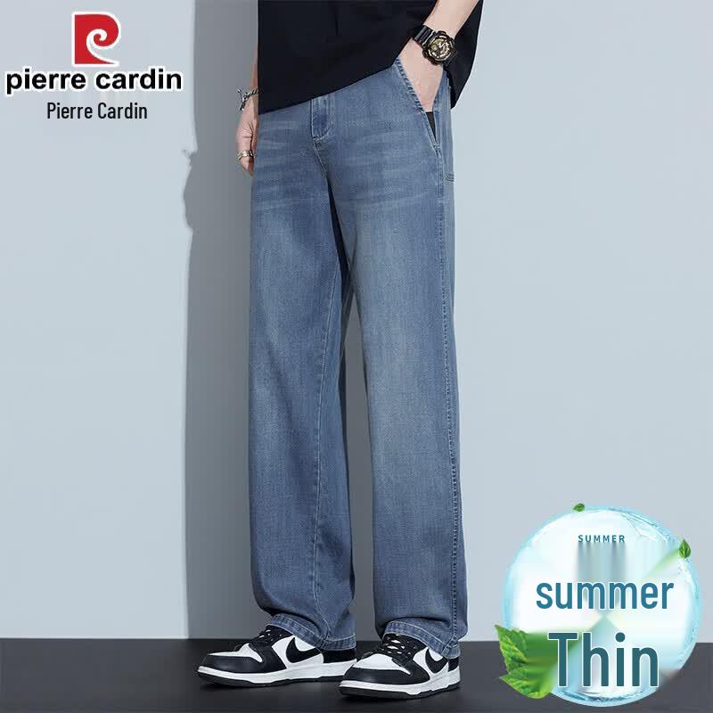 Pierre Cardin Мужские прямые джинсы из лиоцелла Тэнсел