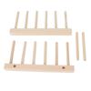 Nail Display Stand Wooden Pattern Making Finished Sample Rack Decorative Plates Photo Frame