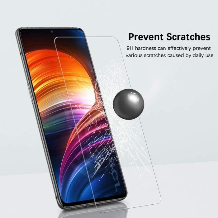 Protection Écran - HongWe - Samsung Galaxy A71 - Verre Trempé - 3 Pièces - Dureté 9H