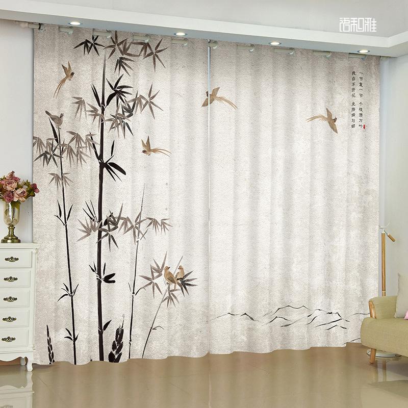 Китайская традиционная культура, птица, цветок, оконные шторы для детей, спальни, гостиной, зала, кухонный декор, шторы, жалюзи