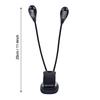 Clip-on Music Stand Light with USB Cable, High Brightness, Lightweight, Durable, for Music Stands, Night Reading, and Maintenance Work, 8 Beads