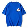 Летняя футболка с принтом Hello Kitty, короткий рукав, 100% хлопок, женская, для семейного образа, классическая модная футболка