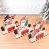 Christmas, Painted, Wooden, Creative DIY, Christmas Calendar Ornaments, Assembled Gifts, Christmas Decoration Ornaments