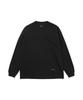 Snow Peak Organic Cotton Mercerized Long Sleeve Cut and and Black T-Shirt SW-25AU010, Sew, Men's Women's, Medium,