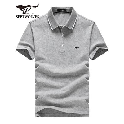 Мужская рубашка-поло в стиле business casual