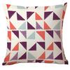 Polyester Colorful Geometric Pillow Case Combination Home Sofa Cushion Pillow Case