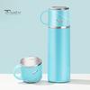 Портативная бутылка для воды из нержавеющей стали, герметичная двухслойная чашка с вакуумной изоляцией, большая емкость, пищевая посуда для напитков, модная автомобильная кружка для воды