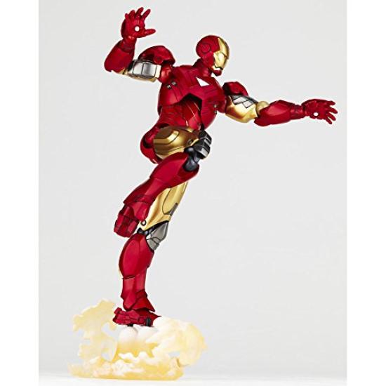 Специальные эффекты Revoltech Iron Man 2 Iron Man Mark 6 окрашенная фигурка Новая версия пакета Legacy OF Revoltech Немасштабируемый ABS&PVC