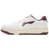 New LiNing Tianji Soft Anti Slip Wear Resistant Lightweight Breathable Low Top Skateboard Shoes Women's White Purple AGCU310-1