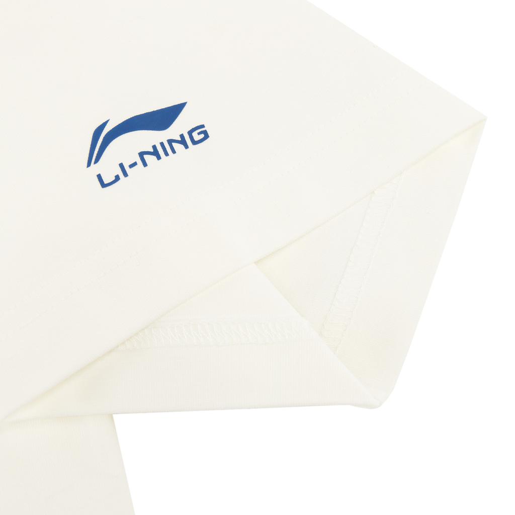Li-Ning Свободная футболка унисекс с круглым вырезом и принтом букв ATSW309-2