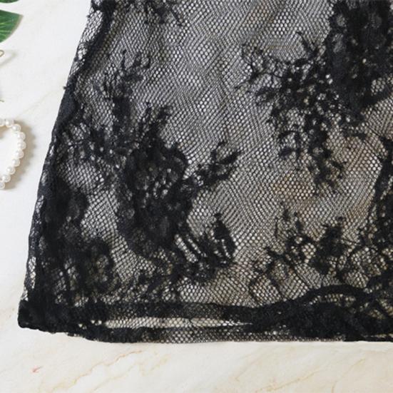 2 шт./компл., сексуальная ночная рубашка, кружевной дизайн, с v-образным вырезом выше колена, прозрачный женский комплект нижнего белья для медового месяца