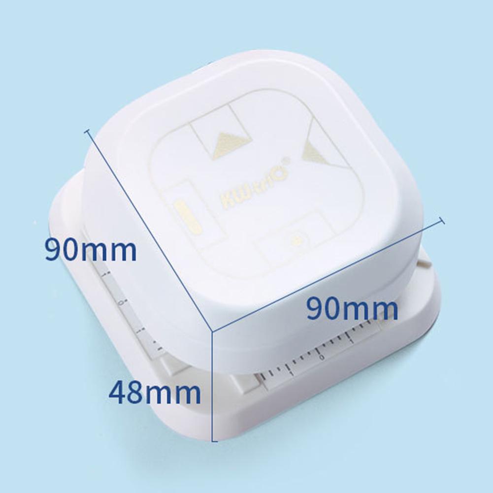 4 в 1 дырокол для бирок, резак для скругления углов, дырокол для бумажных этикеток, портативный инструмент для изготовления фотокарточек, инструменты для самостоятельного изготовления бумажных проектов, инструмент для резки углов