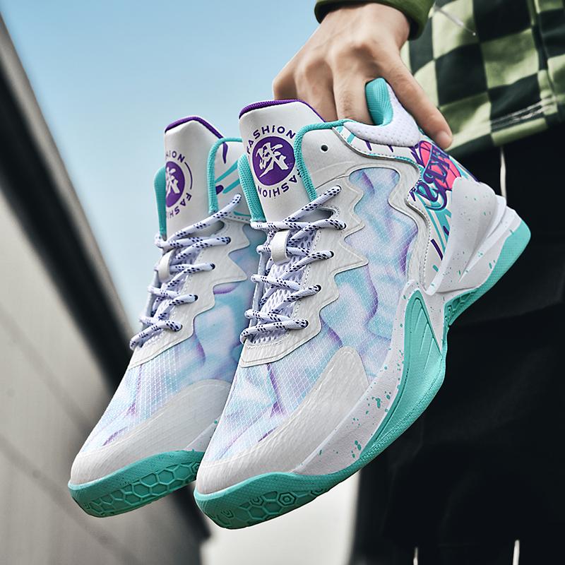 New Basketball Shoes Men Breathable Comfortable Sneakers Training Sports Basketball Sneakers