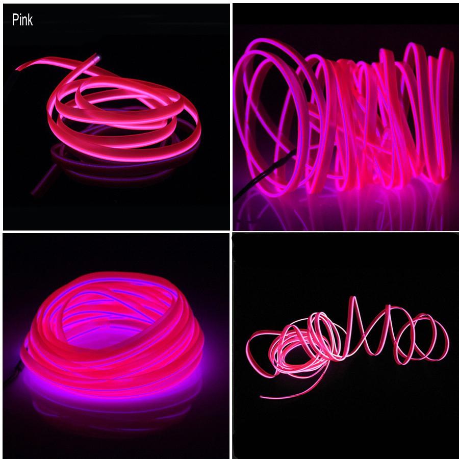 RGB LED Оптическая Светодиодная Лента 9-в-1 Управление через Bluetooth Приложение 12В Стайлинг Автомобиля