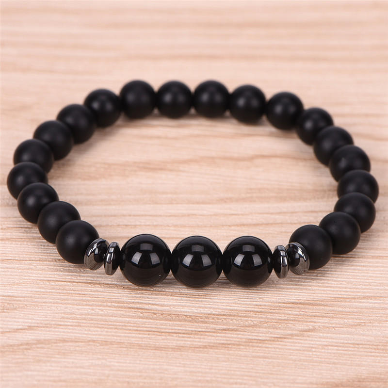 Браслет из натуральных камней с бусинами Творческий браслет из камня тигровый глаз