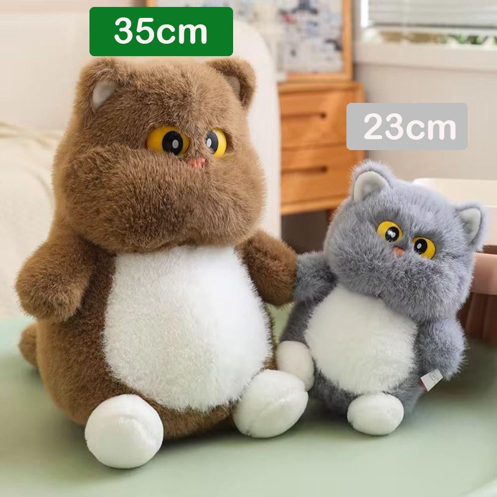 Soft Stuffed Animals Dolls 23/35cm Pillow Birthday Gift Cartoon Big Eyes Cat Plush Toys