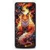 Чехол для телефона Красная Лиса для Samsung Galaxy A55 A35 A17 A07 A15 A13 A25 A51 A71 A72 A73 A32 A52 A52S A41 5G Мягкий ТПУ Чехол Fundas Capa