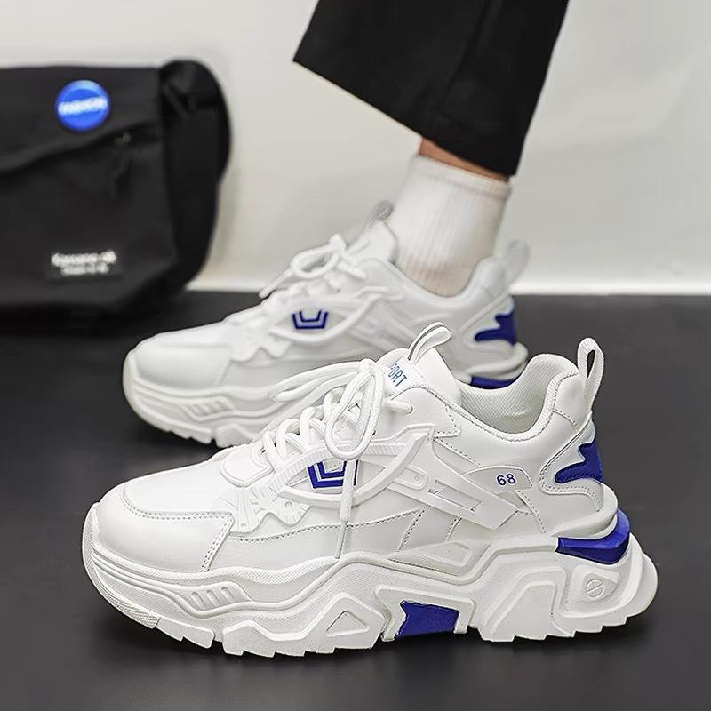 Модная студенческая обувь для увеличения роста, четырехсезонная, на толстой подошве, мужская повседневная спортивная обувь, удобная обувь для бега на открытом воздухе на мягкой подошве