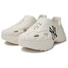 New MLB Big Ball Chunky Recovery Beach Sandals Unisex Ivory White 3ASQBCR43-50IVS