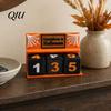Spooky Holiday Countdown Display Halloween Calendar Block, 3D Printed Advent Calendar, Daily Rustic Decor Count Down to Table for Mantel, Tiered Tray