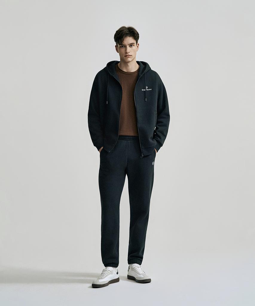Толстовка Sergio Tacchini U Daily с молнией и флисовой подкладкой (черный)