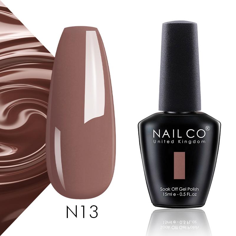 NAILCO 15 мл осень-зима коричневый кофейный гель для ногтей дизайн ногтей хаки телесного цвета серия блестящий маникюрный набор УФ-гель для ногтей