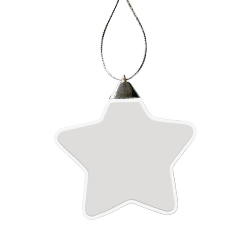 Thermal Sublimation Ornament Blank Multi Shape Christmas Decoration Pendant Heat Transfer Product DIY Crafts Making