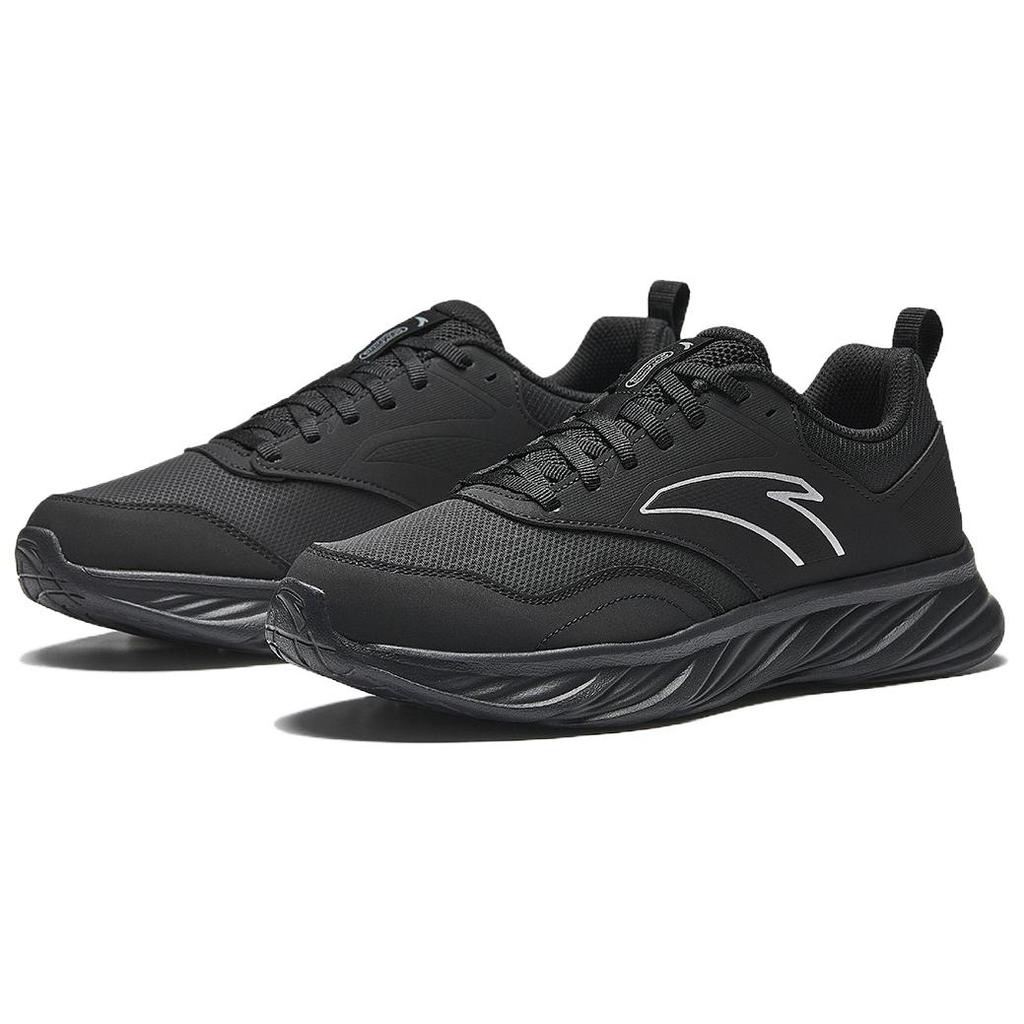 Anta Versatile Comfortable Durable Lightweight Low-Top Running Shoes Men Sneaker Black 112515503R-1