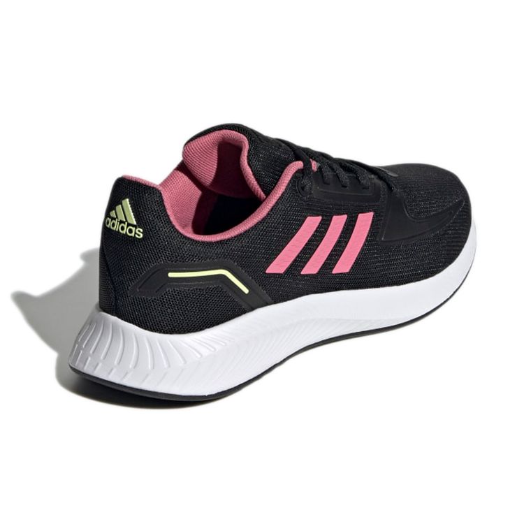 adidas Runfalcon 2.0 J Black Rose Tone Детские кроссовки Core-Black Pulse-Yellow GZ7420