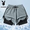 PLAYBOY Мужские летние быстросохнущие шорты для бега