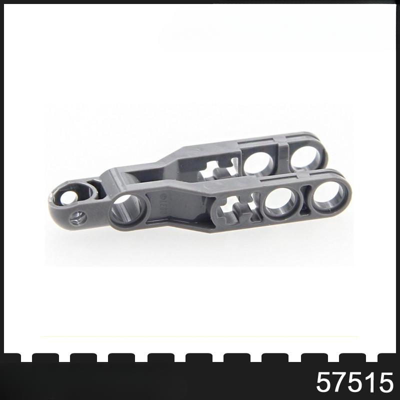 Совместимый строительный блок 57515 Технология строительных блоков из мелких частиц Запасные части 6074651 Черный 6X2 Амортизатор рулевого управления