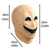 Halloween Horror Smile Mask Scary Hilarious Prank Spooky Masque Latex Head Mask Smiling Alien Male Headgear Halloween Cosplay