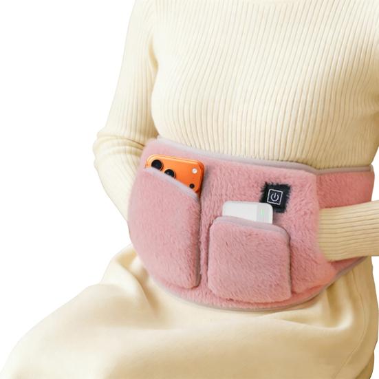 Пояс с подогревом для женщин, регулируемый электрический пояс с подогревом, 3 температурных режима, портативная грелка для спины, живота, для расслабления