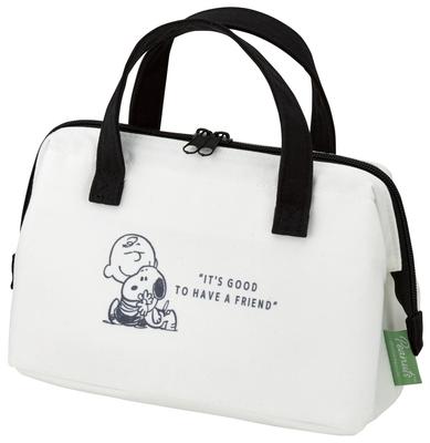 Термоизолированная сумка для ланча с застежкой и значком Snoopy (KGA1)