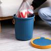 Nordic Contrasting Color Lid Trash Can - Sturdy Durable And Convenient For Household Items Cleaning Supplies Trash Cans