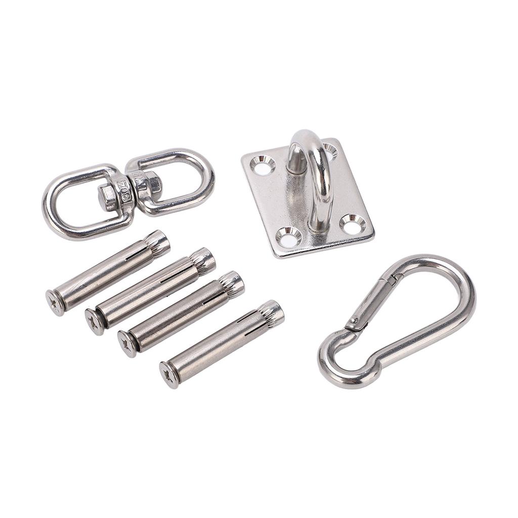 Подвесной комплект для гамака из нержавеющей стали для потолка, грузоподъемность 551 фунт, крюк для подвешивания гамака для йоги, качелей