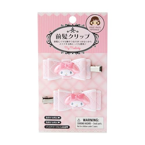 Sanrio (САНРИО) Зажим для челки Sanrio Стеганая лента для волос Моя Мелоди Моя Мелоди Моя Мелоди 2,5 x 5,5 x 0,7 см Персонаж 027120 SANRIO